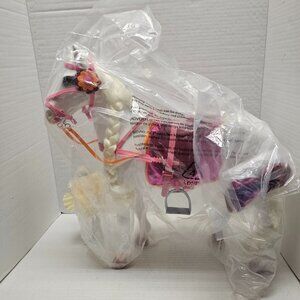 New Our Generation 18" Doll White Pink Saddle Horse 20" Camarillo HairPlay+